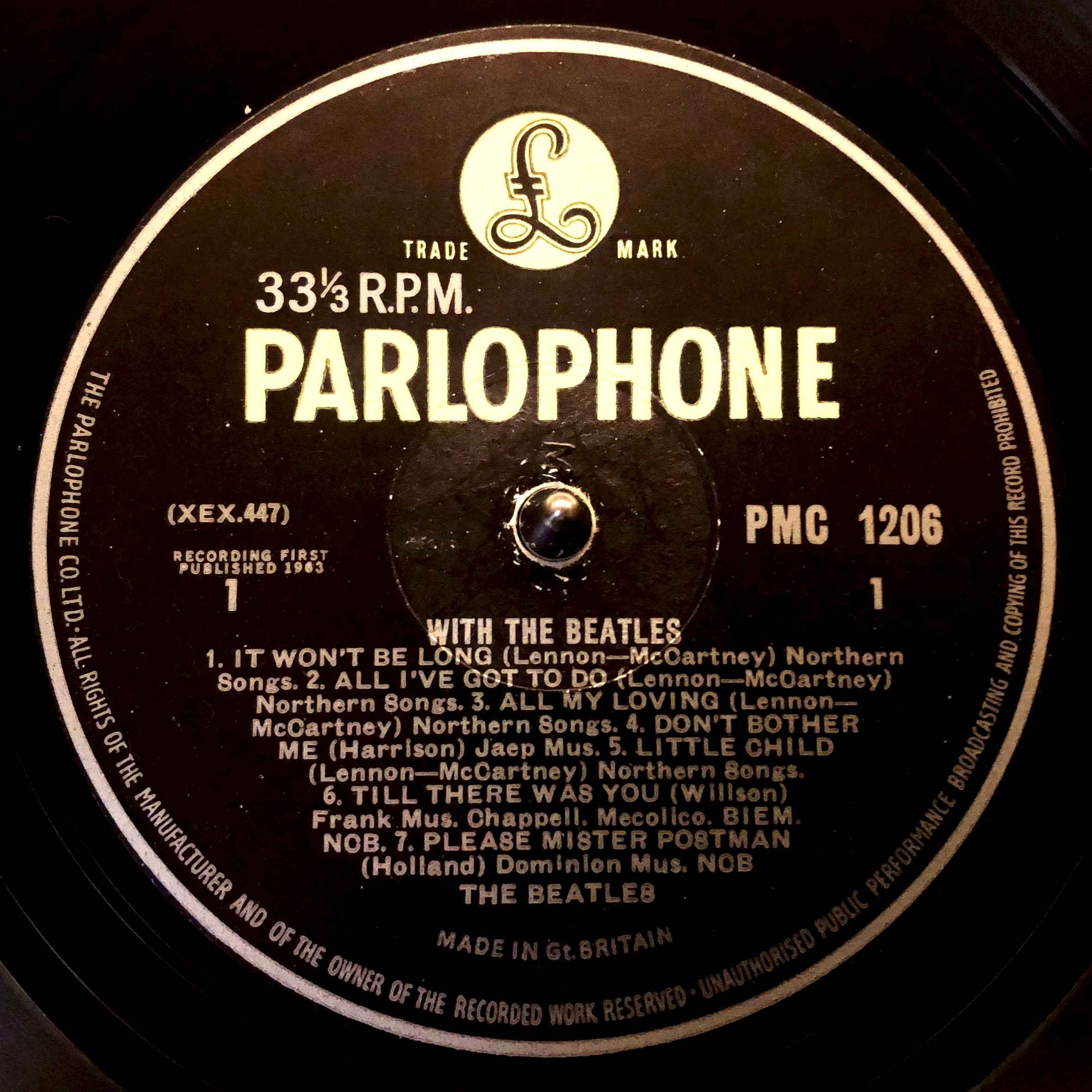 with the Beatles PMC1206 mono