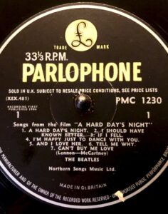 A HARD DAY’S NIGHT PMC1230 mono
