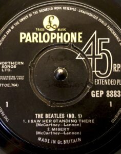 THE BEATLES No.1 GEP8883 mono