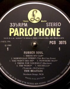 RUBBER SOUL PCS3075 stereo