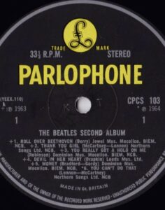 THE BEATLES’ SECOND ALBUM CPCS103 for export