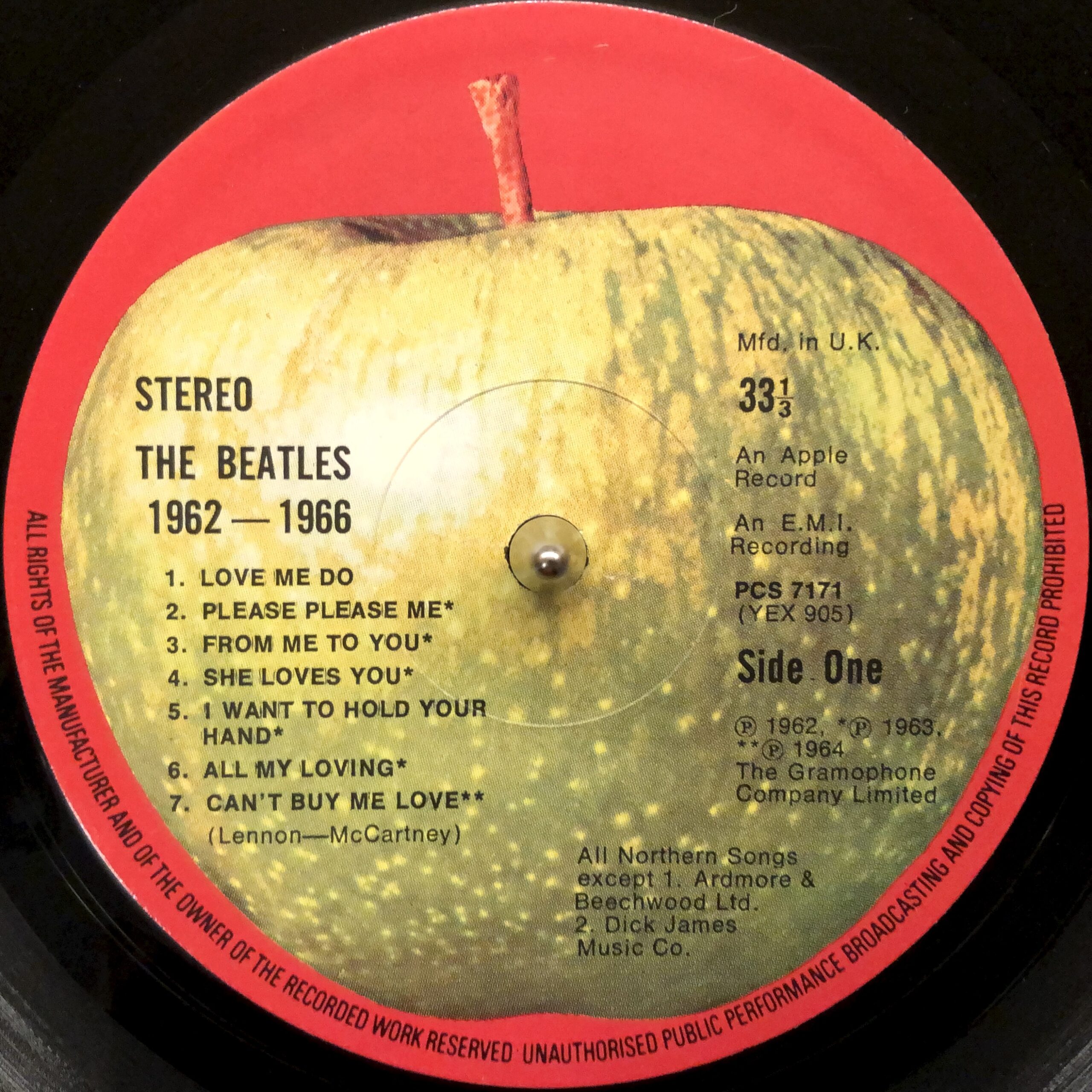 THE BEATLES 1962 − 1966 PCSP717