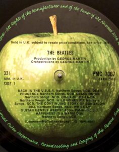 THE BEATLES white album PMC7067/8 mono