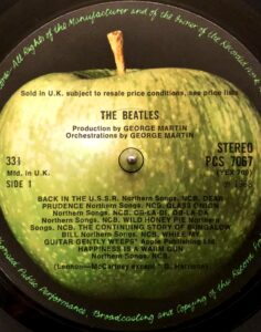 THE BEATLES white album PCS7067/8 stereo