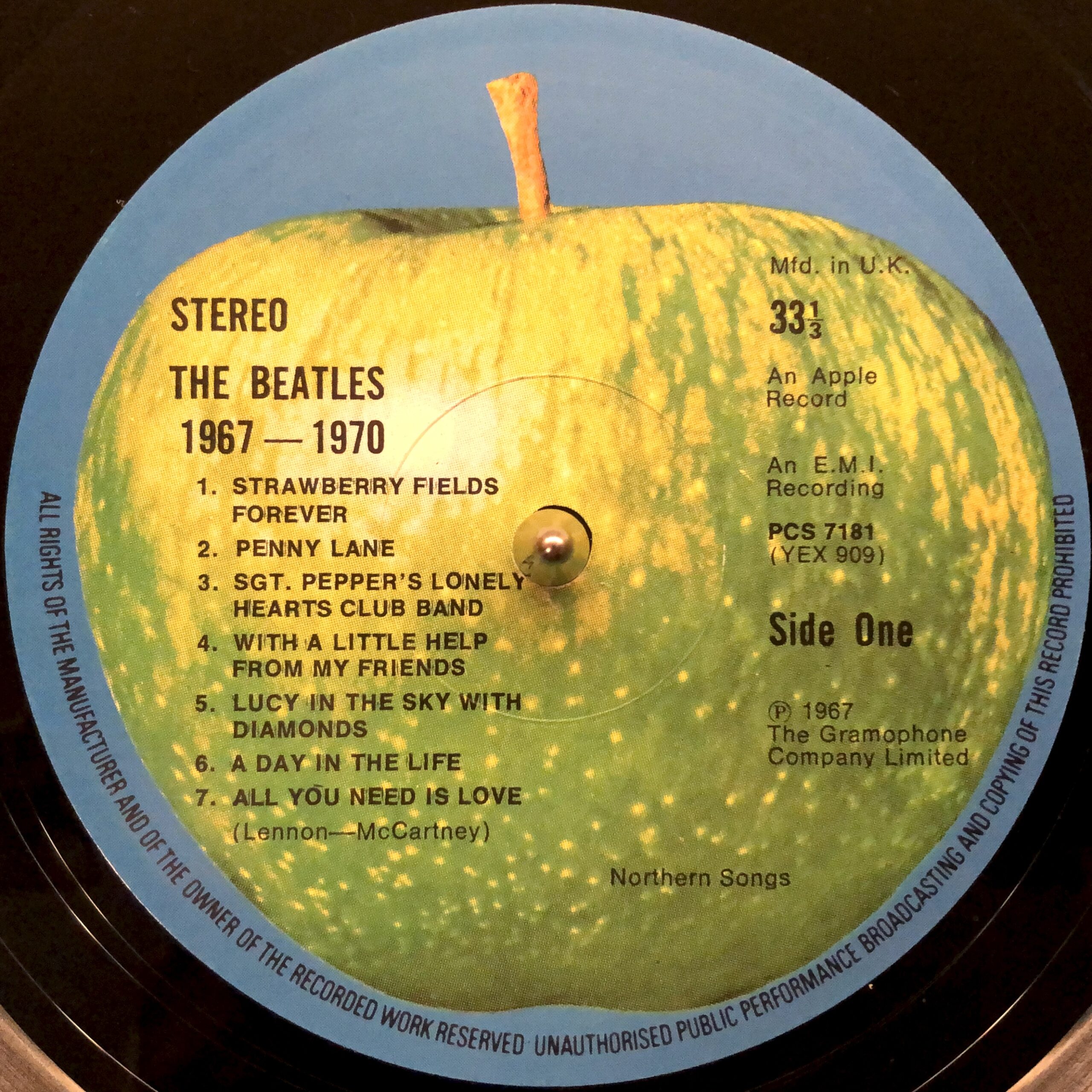 THE BEATLES 1967 − 1970 PCSP718