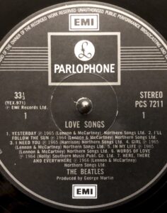 LOVE SONGS PCSP721
