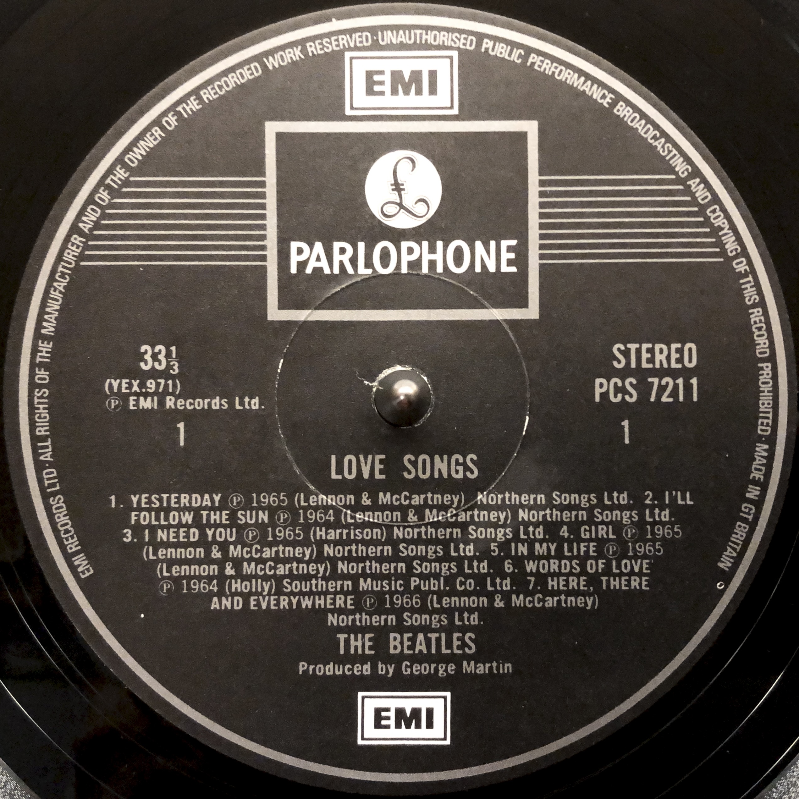 LOVE SONGS PCSP721