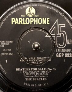 BEATLES FOR SALE No.2 GEP8938