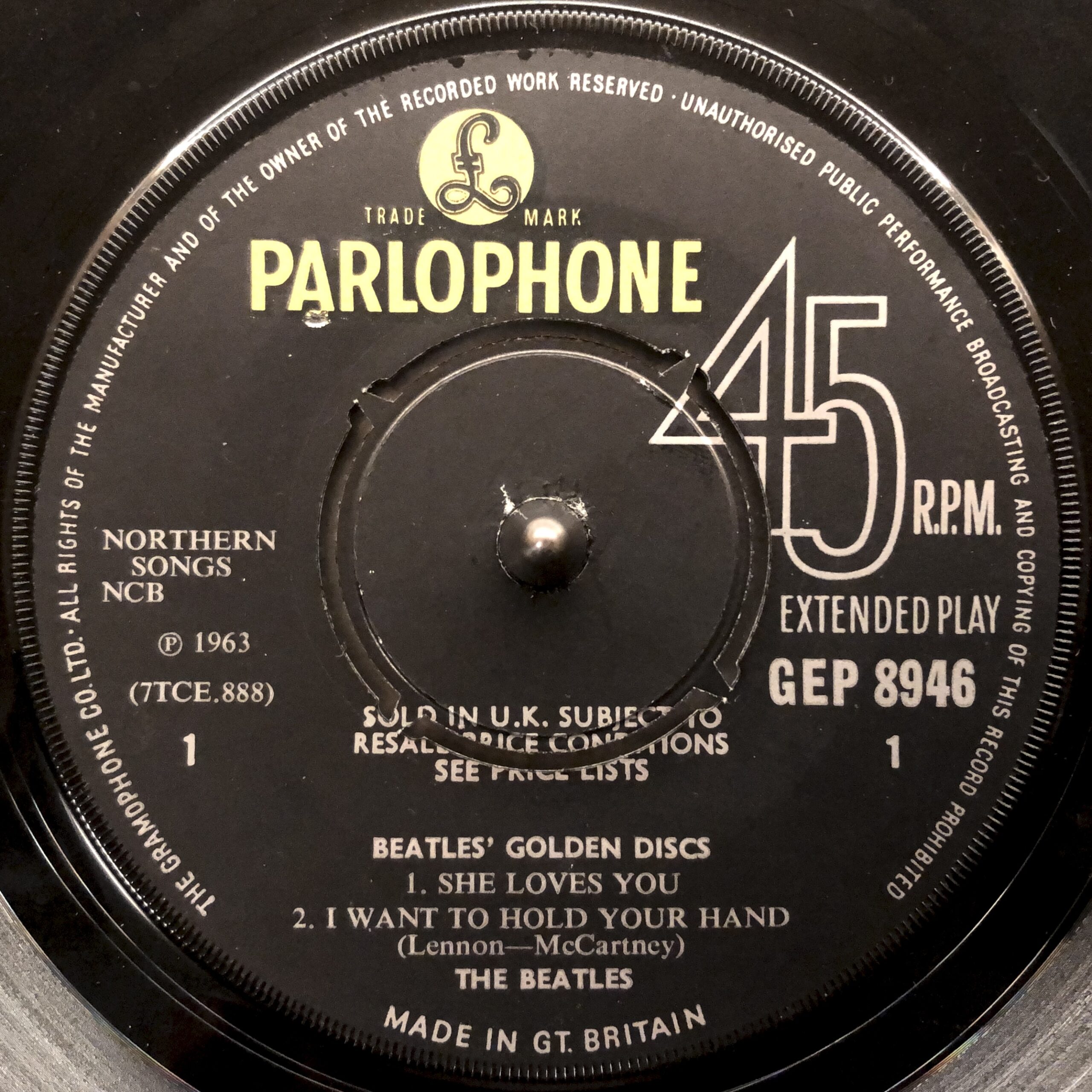 The Beatles’ Million Sellers GEP8946