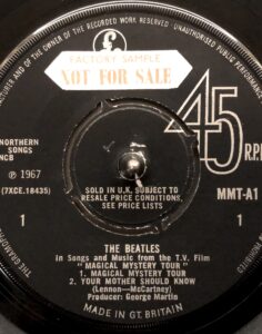 MAGICAL MYSTERY TOUR MMT1 mono