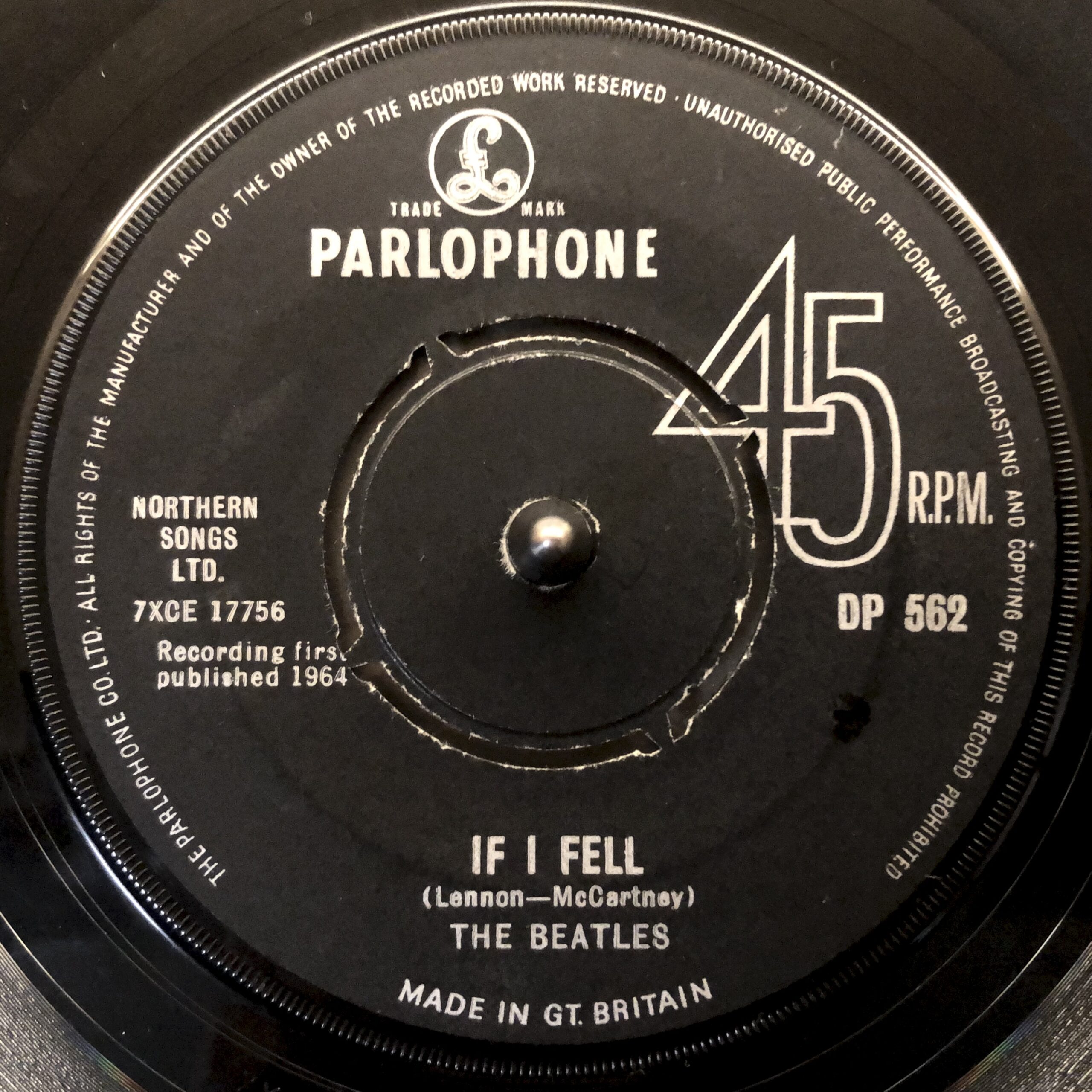 If I Fell / Tell Me Why DP562 for export