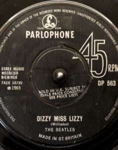 Dizzy Miss Lizzy / Yesterday DP563 for export