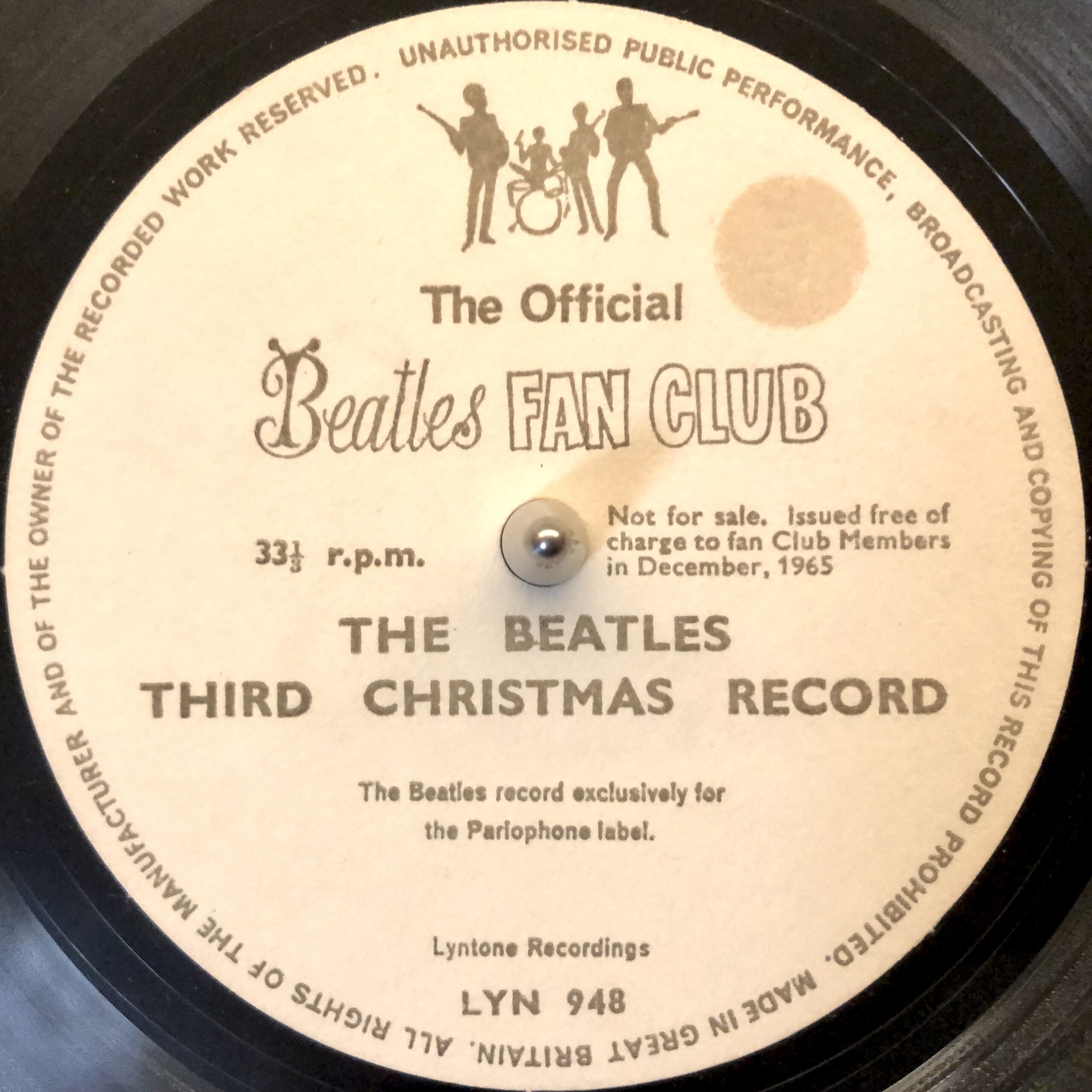 The Beatles Third Christmas Record LYN948