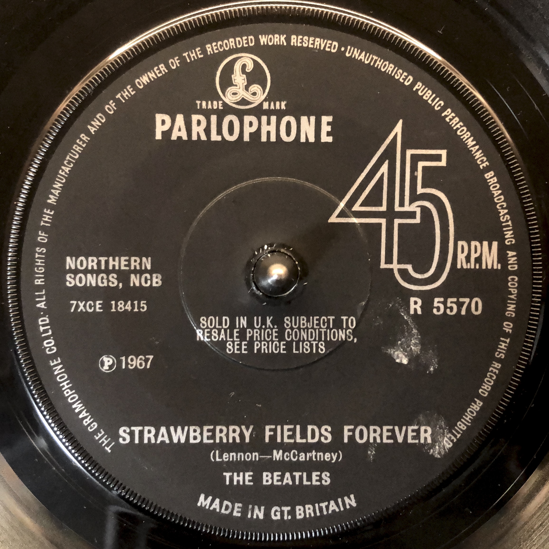 Strawberry Fields Forever / Penny Lane R5570